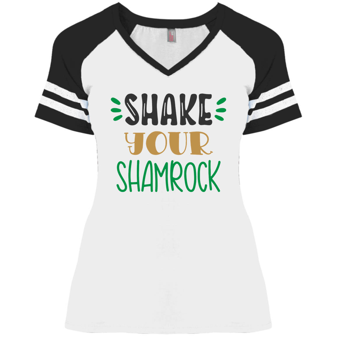 Shamrock Ladies' Game V-Neck T-Shirt
