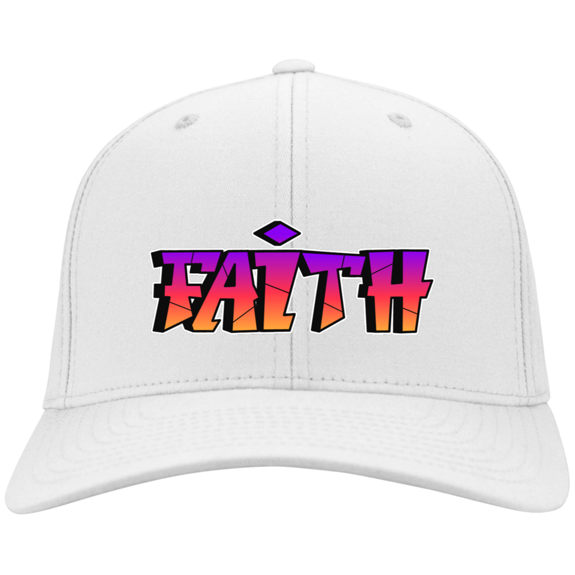 Faith Embroidered Flex Fit Twill Baseball Cap