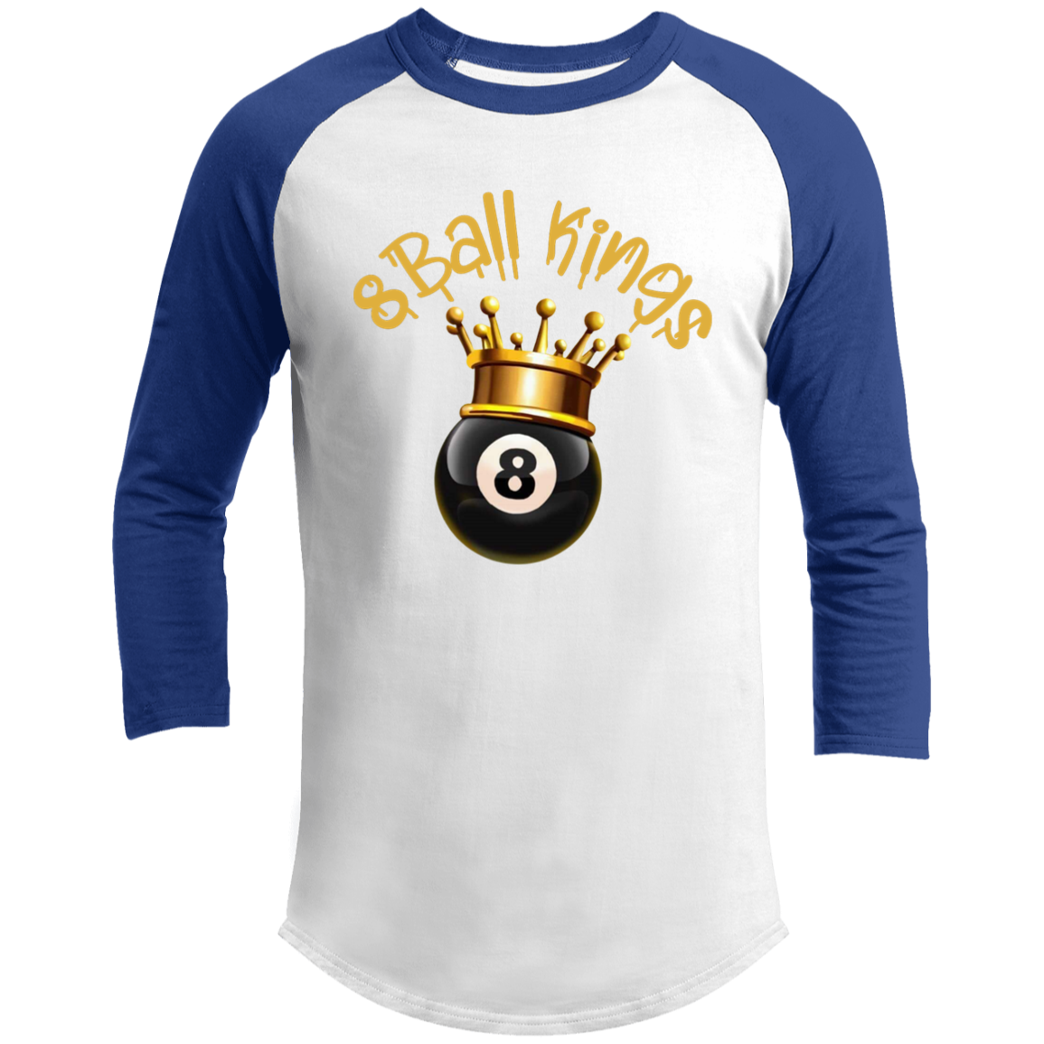 8Ball Gold 3/4 Raglan Sleeve Shirt