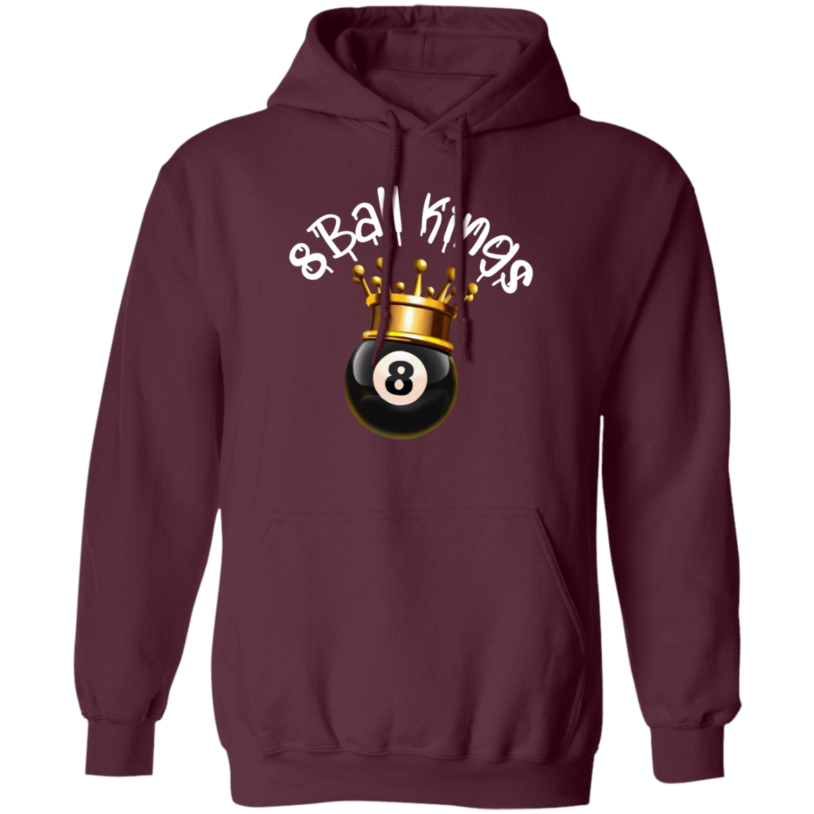 8Ball White Pullover Hoodie