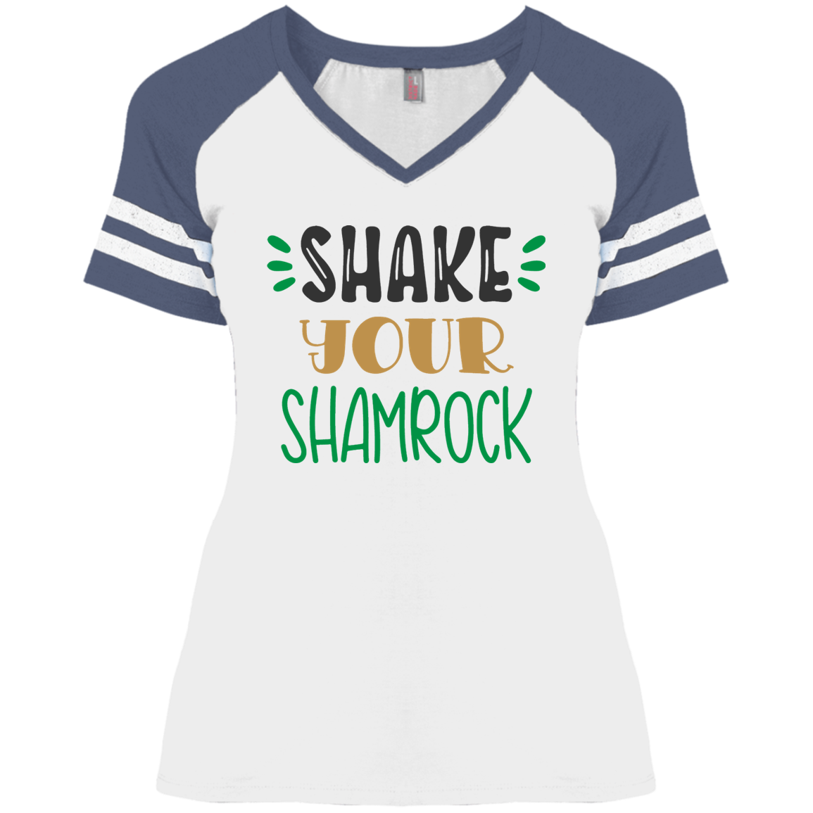 Shamrock Ladies' Game V-Neck T-Shirt