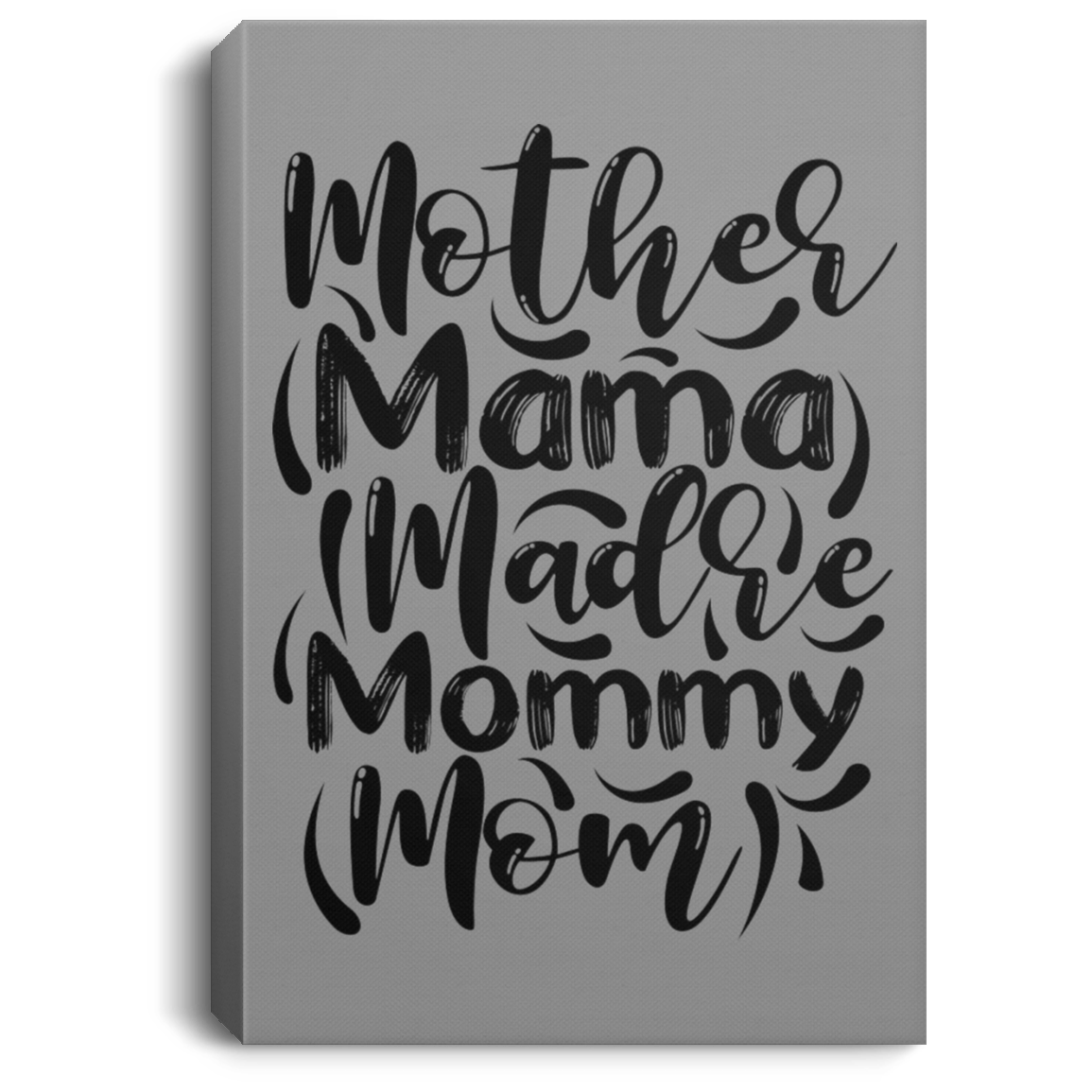 Mama Portrait Canvas .75in Frame