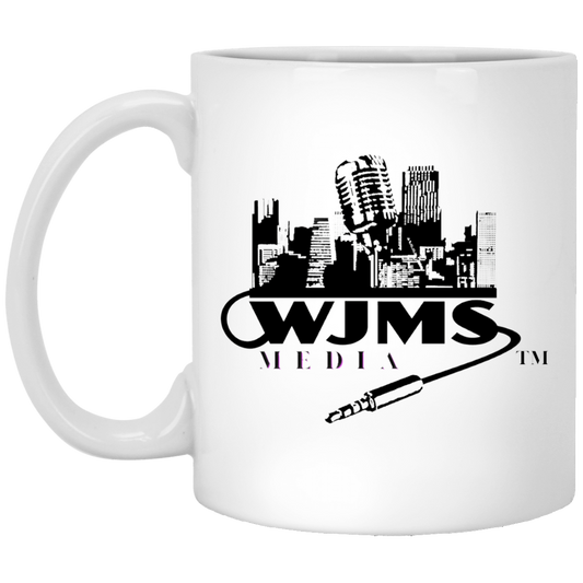 WJMS 11 oz. White Mug