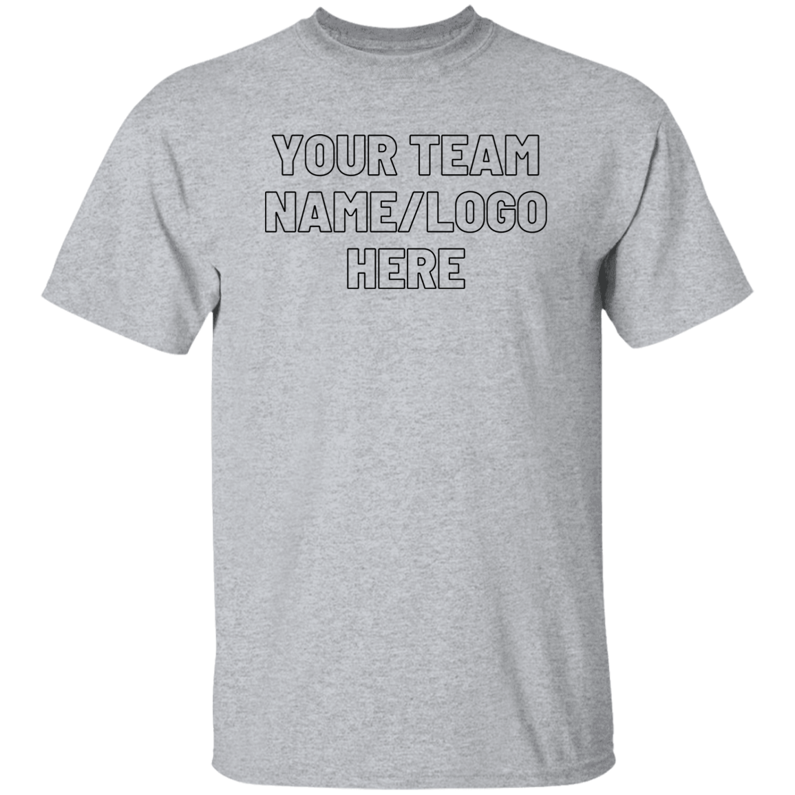 Team Shirt Template 5.3 oz. T-Shirt