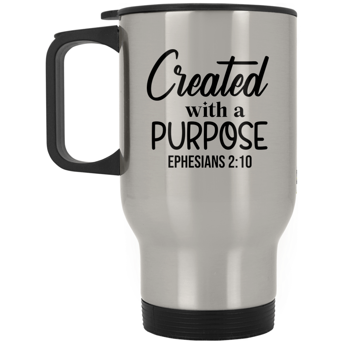 Purpose Silver Stainless Travel Mug
