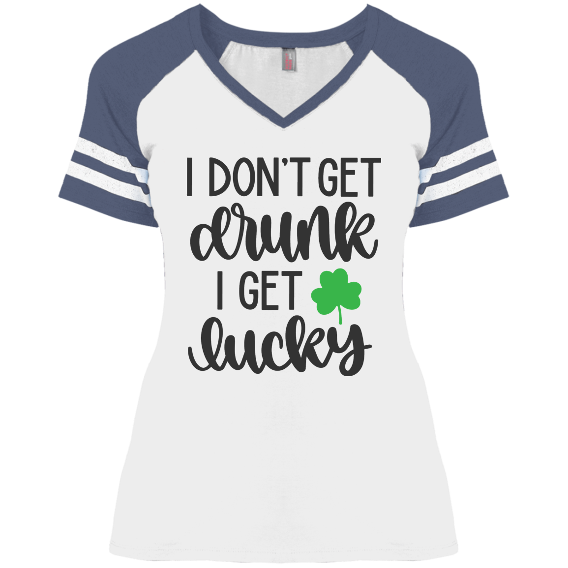 Lucky Ladies' Game V-Neck T-Shirt