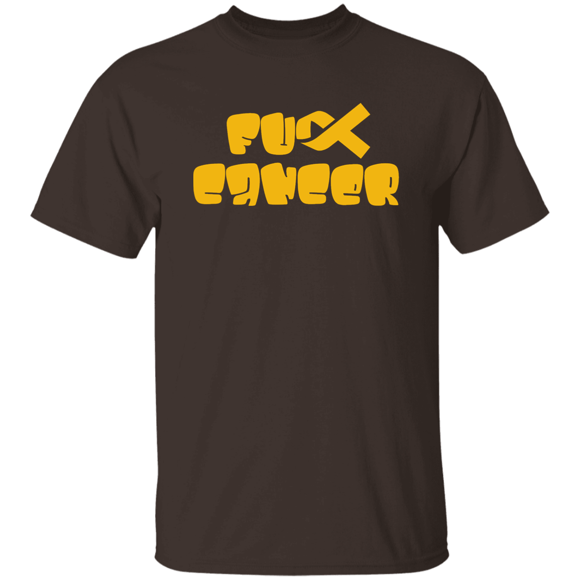 FCancer Gold 5.3 oz. T-Shirt