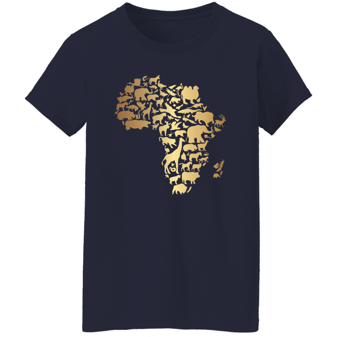 Africa Ladies' 5.3 oz. T-Shirt