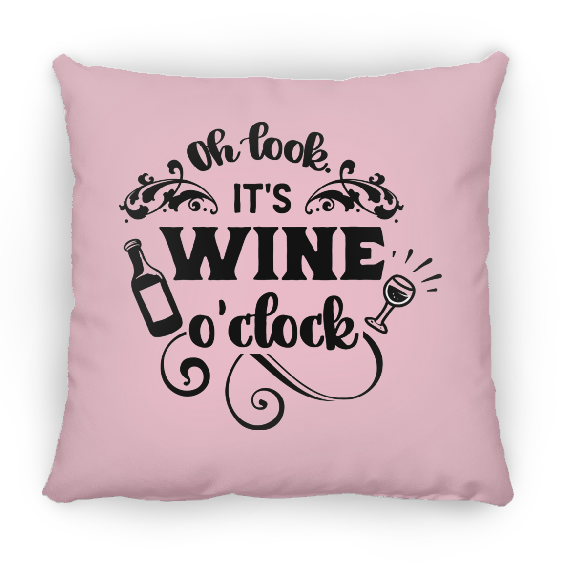 Wine Small Square Pillow