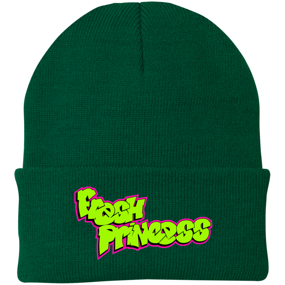 Princess Embroidered Knit Cap