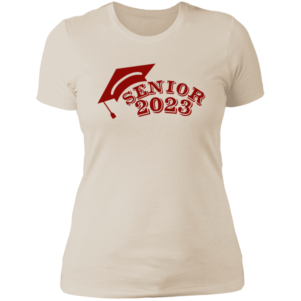 2023 Red Ladies' Boyfriend T-Shirt