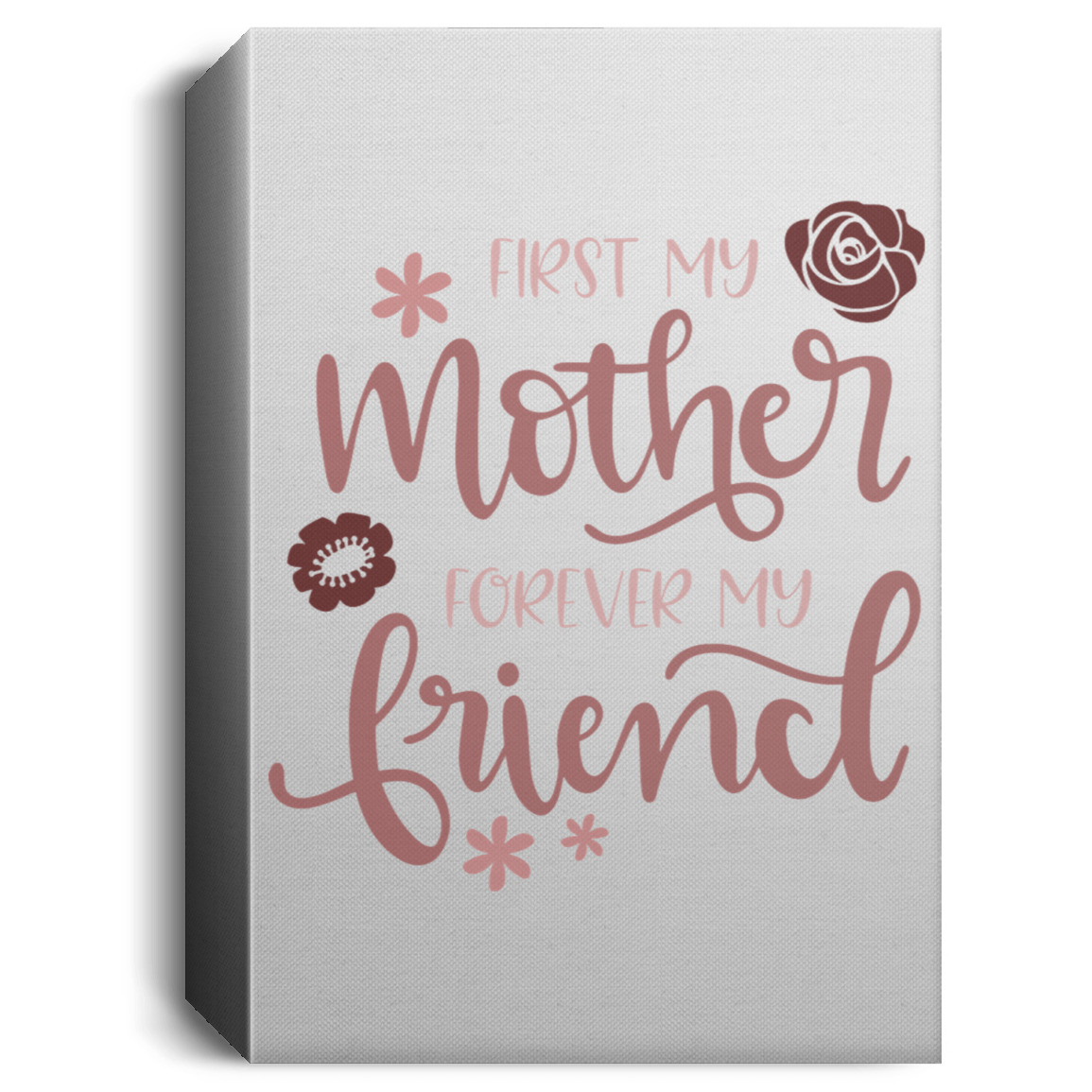 Forever Friend Deluxe Portrait Canvas 1.5in Frame