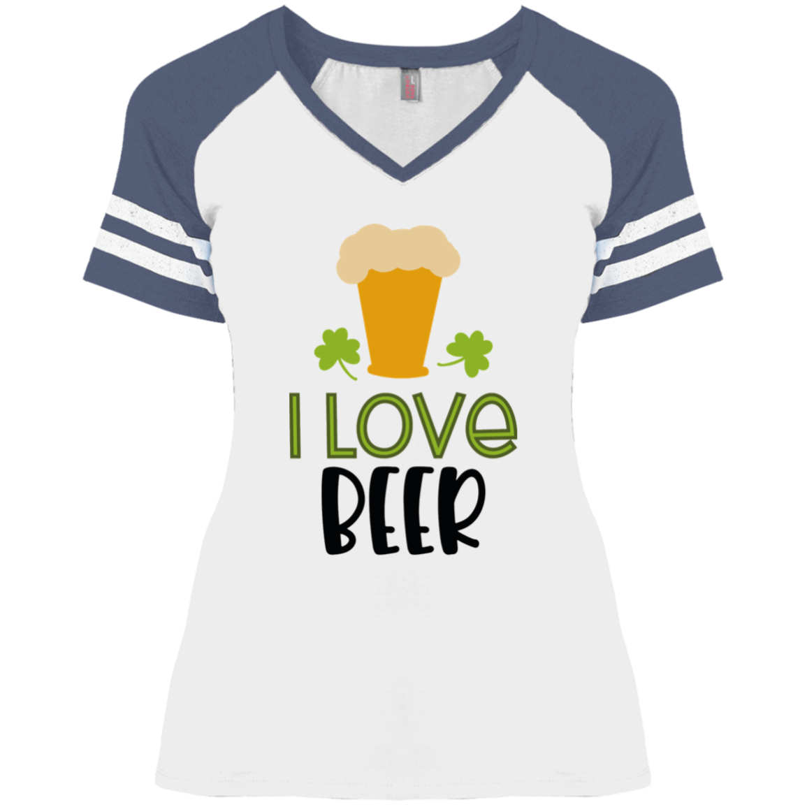 Beer Ladies' Game V-Neck T-Shirt