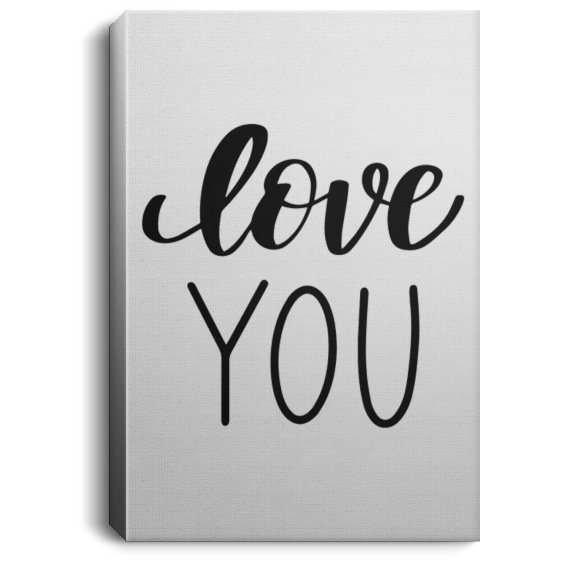Love Portrait Canvas .75in Frame